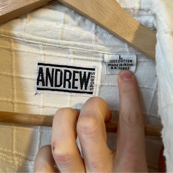 Windowpane Button Up Shirt - Picture 3 of 6